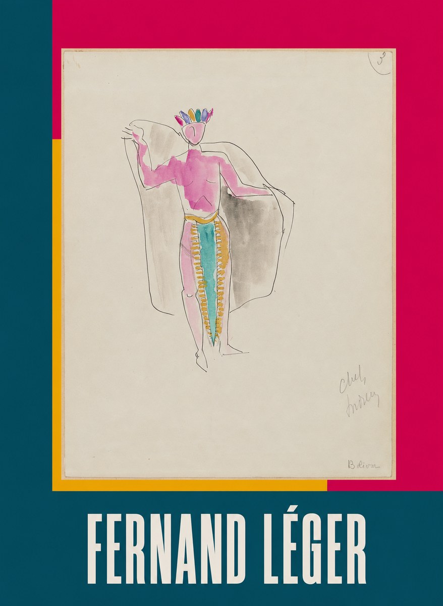 Fernand Léger Cheval, Indien No3 - Affiche