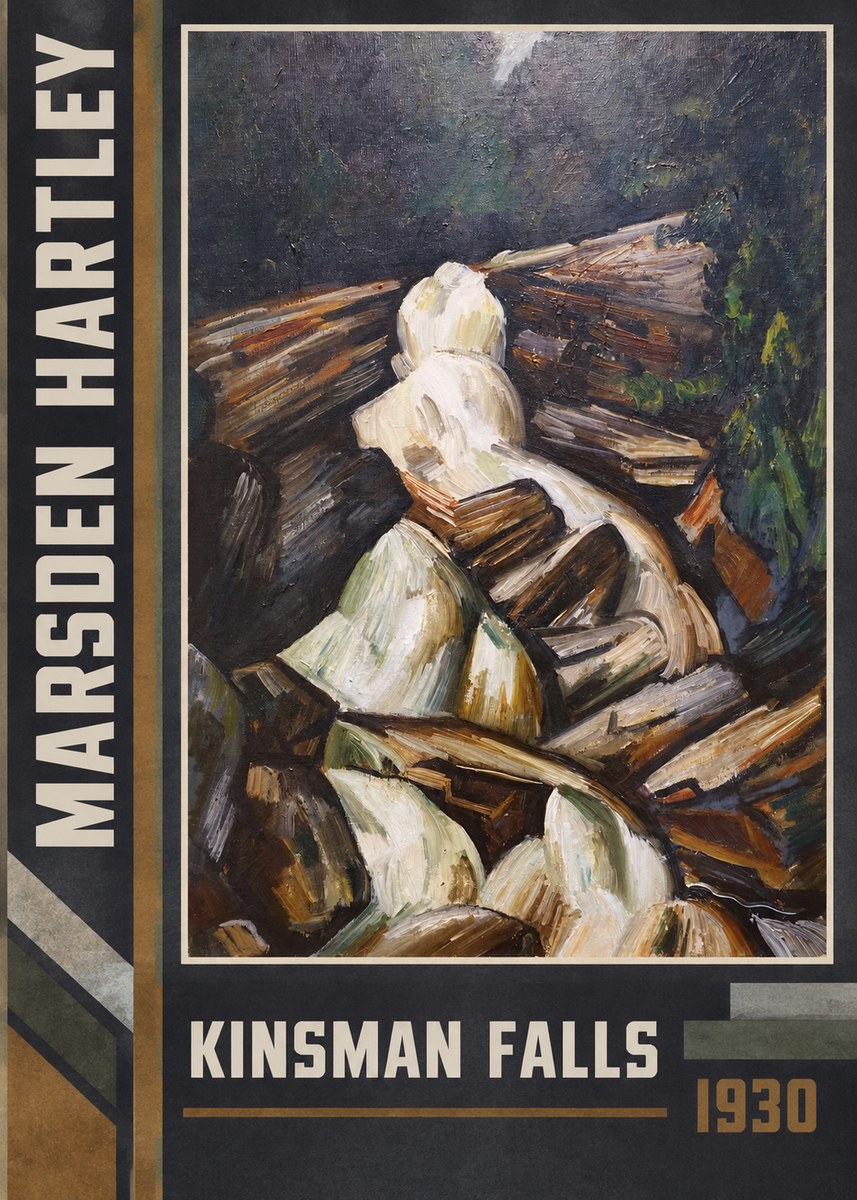 Marsden Hartley Kinsman Falls No2 - Affiche