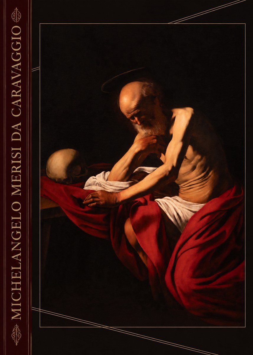 Michelangelo Merisi da Caravaggio Saint Jerome in Meditation II No2 - Affiche