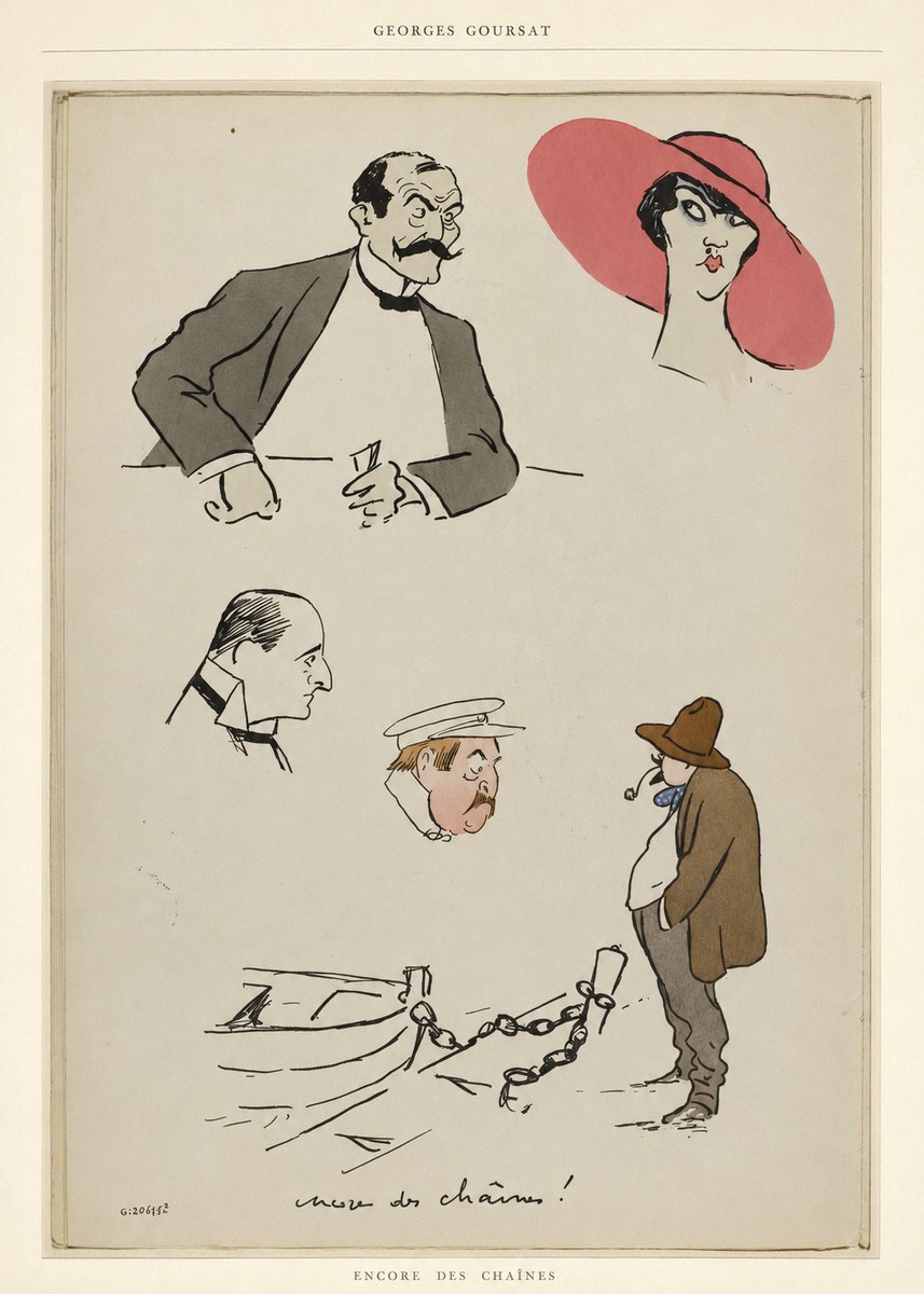 Georges Goursat Encore Des Chaînes! No5 - Affiche