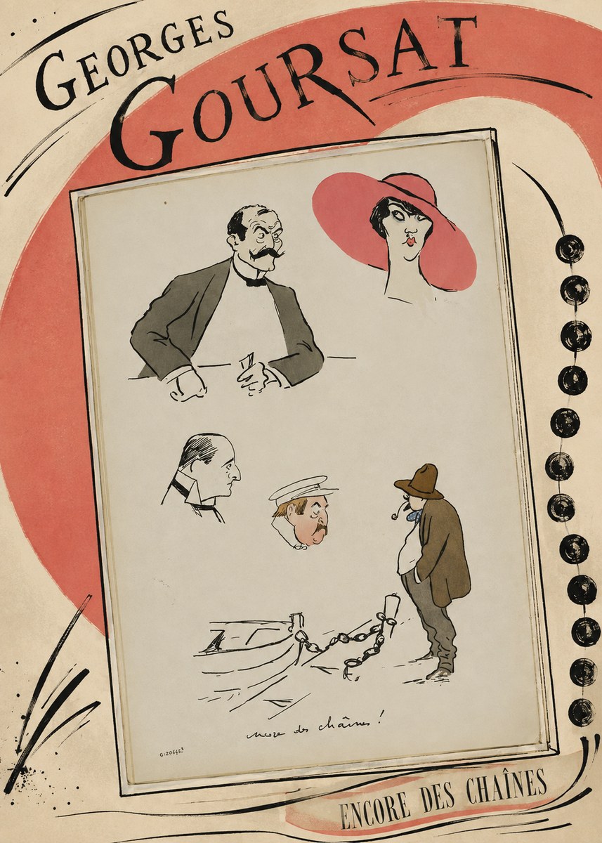 Georges Goursat Encore Des Chaînes! No6 - Affiche