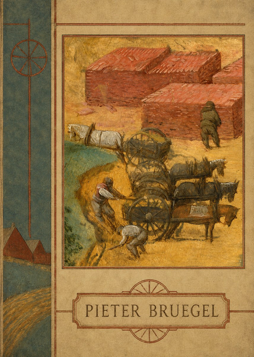 Pieter Bruegel The Brickmakers No2 - Affiche
