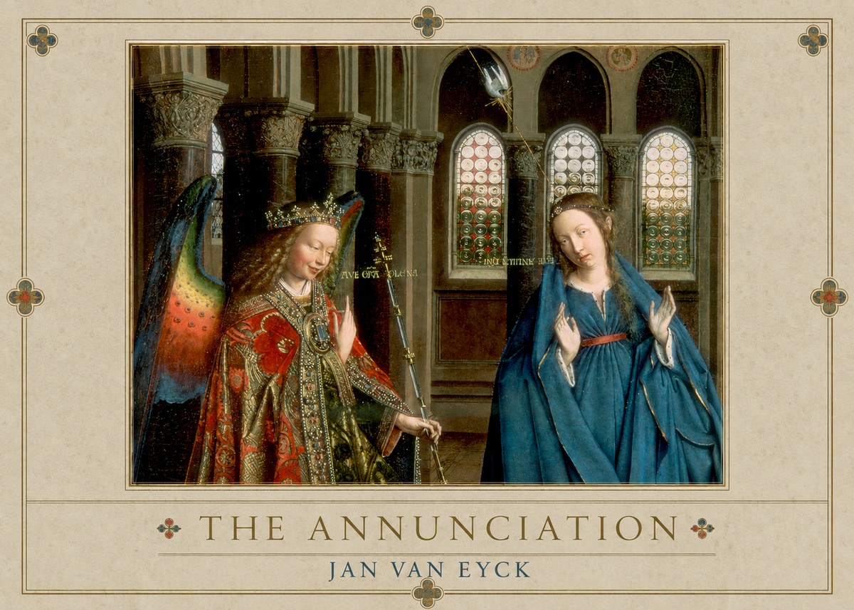 Jan van Eyck The Annunciation II No3 - Affiche