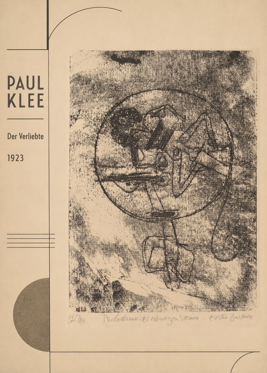 Paul Klee Der Verliebte III No2 - Affiche