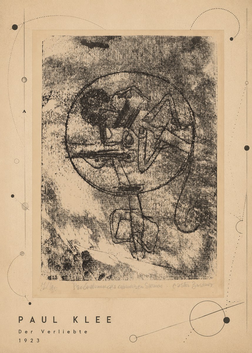 Paul Klee Der Verliebte III No3 - Affiche