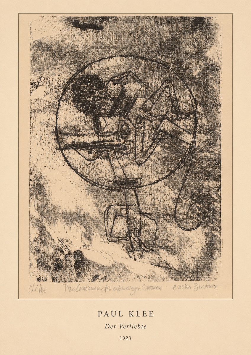Paul Klee Der Verliebte III No4 - Affiche