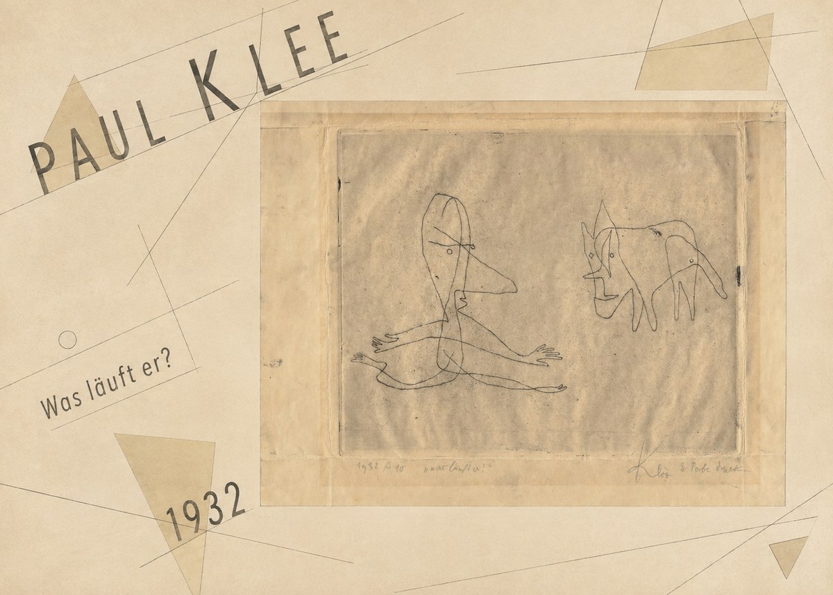 Paul Klee Was Läuft Er? No5 - Affiche