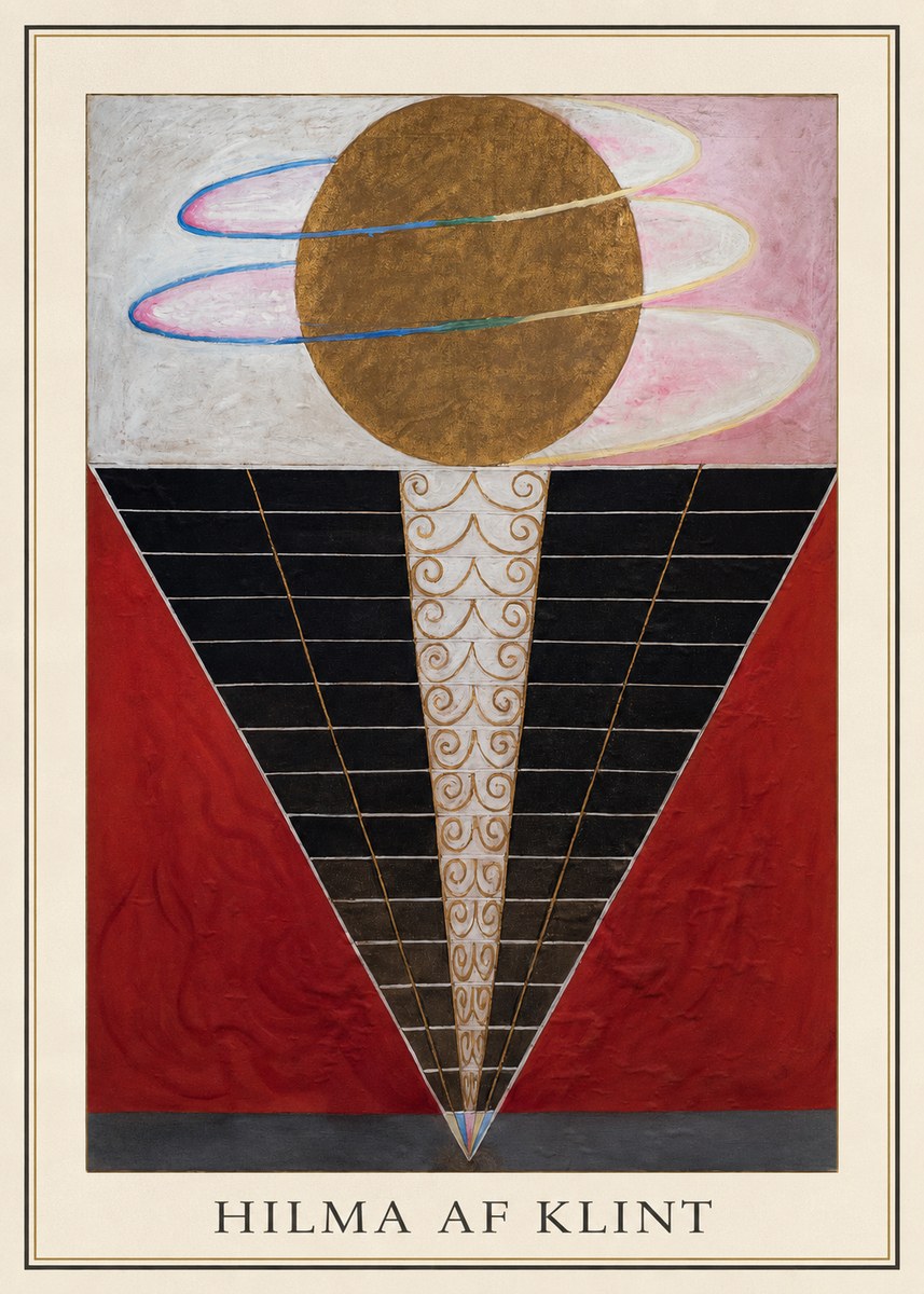 Hilma af Klint The Ten Largest, No. 1, Childhood II No1 - Affiche