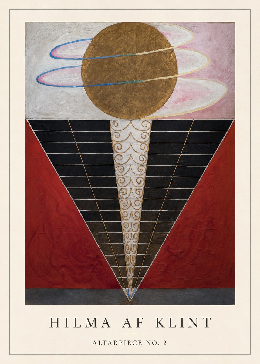 Hilma af Klint The Ten Largest, No. 1, Childhood II No4 - Affiche