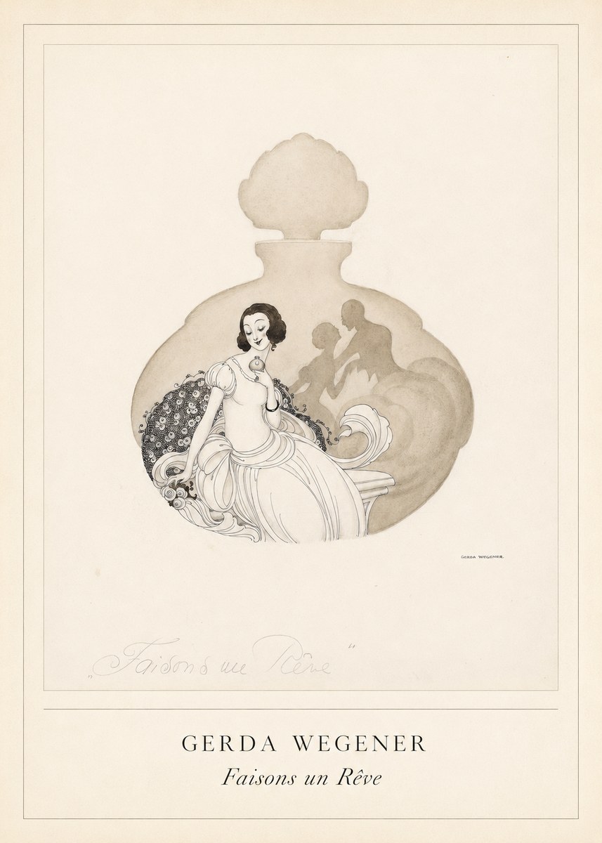Gerda Wegener Faisons Un Rêve No4 - Affiche