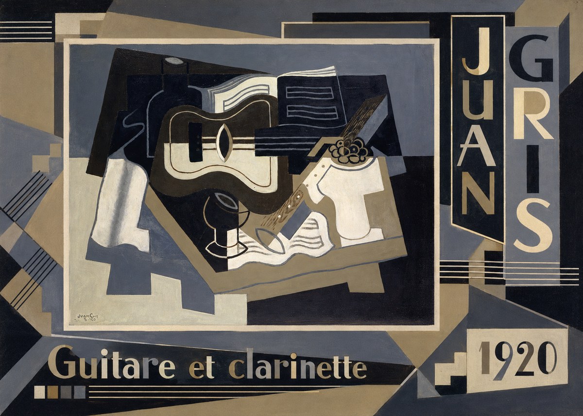 Juan Gris Guitare Et Clarinette No2 - Affiche