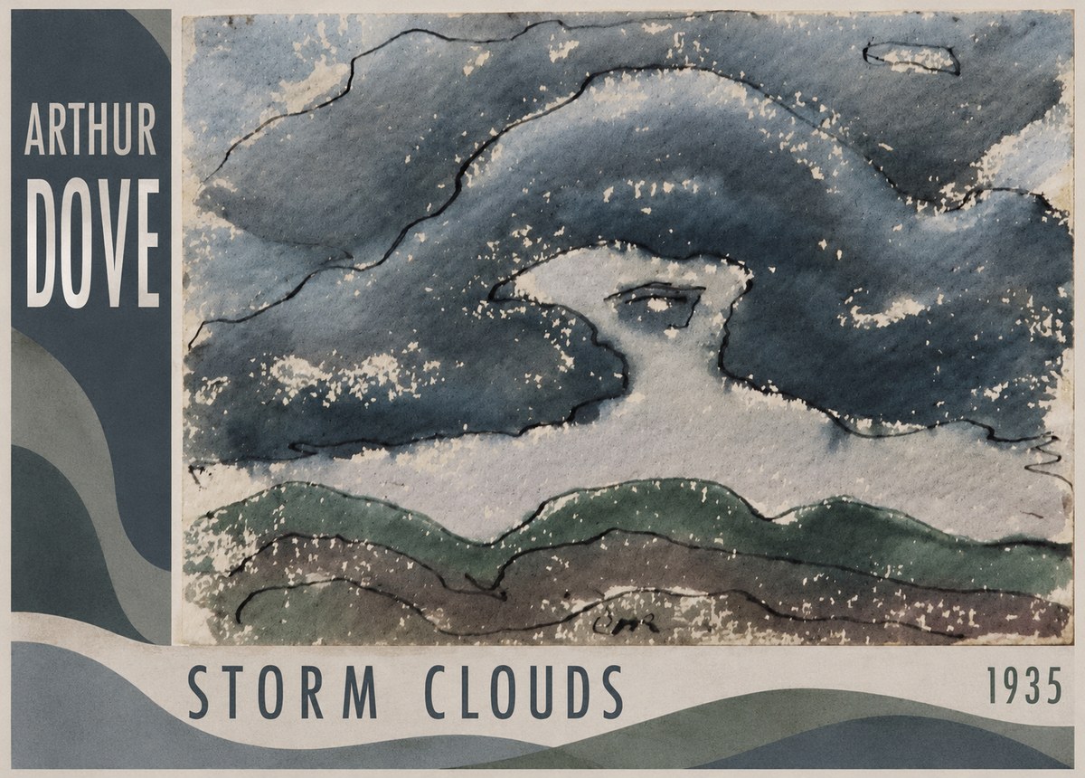 Arthur Dove Storm Clouds No2 - Affiche