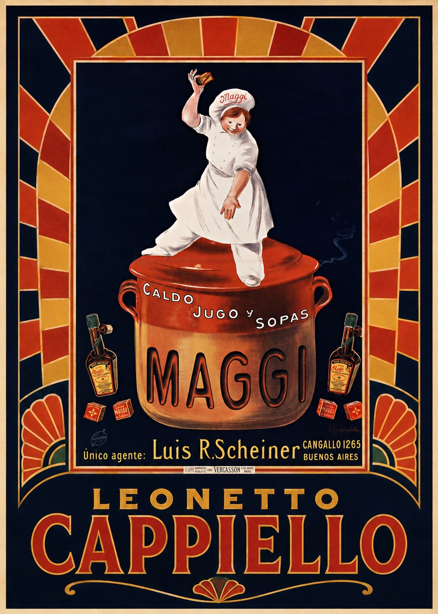 Leonetto Cappiello Maggi No2 - Affiche