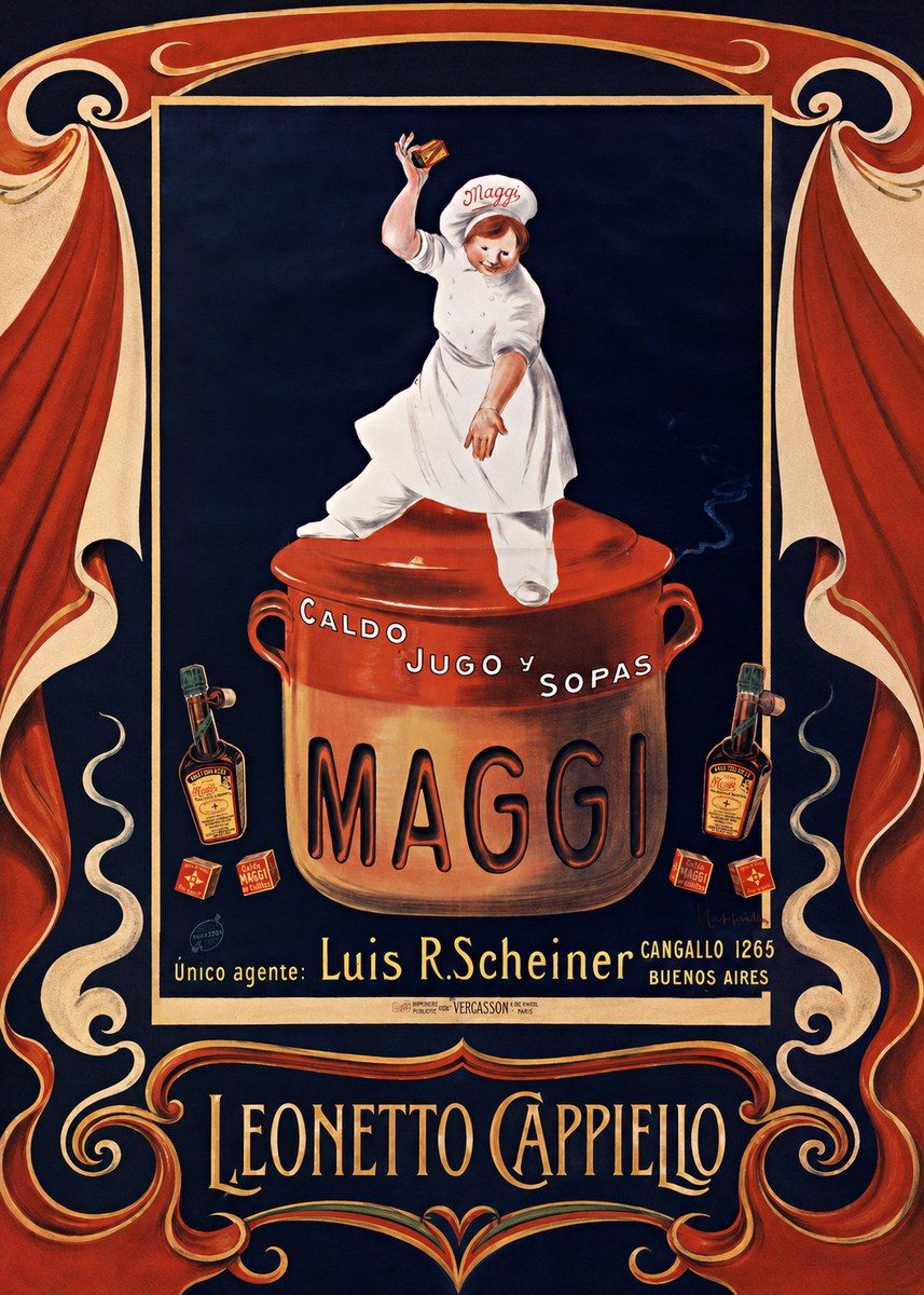Leonetto Cappiello Maggi No5 - Affiche