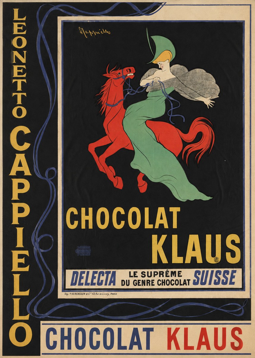 Leonetto Cappiello Chocolat Klaus III No4 - Affiche