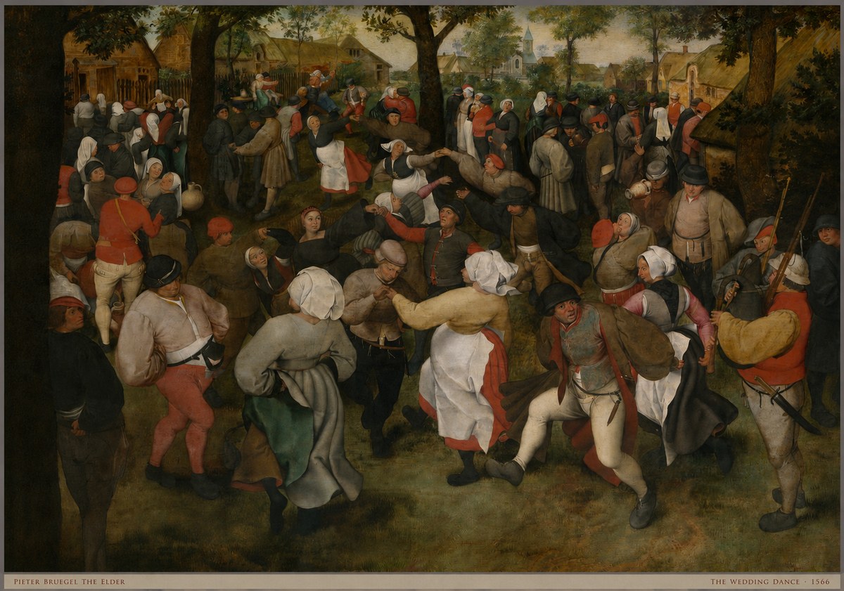 Pieter Bruegel The Wedding Dance II No5 - Affiche