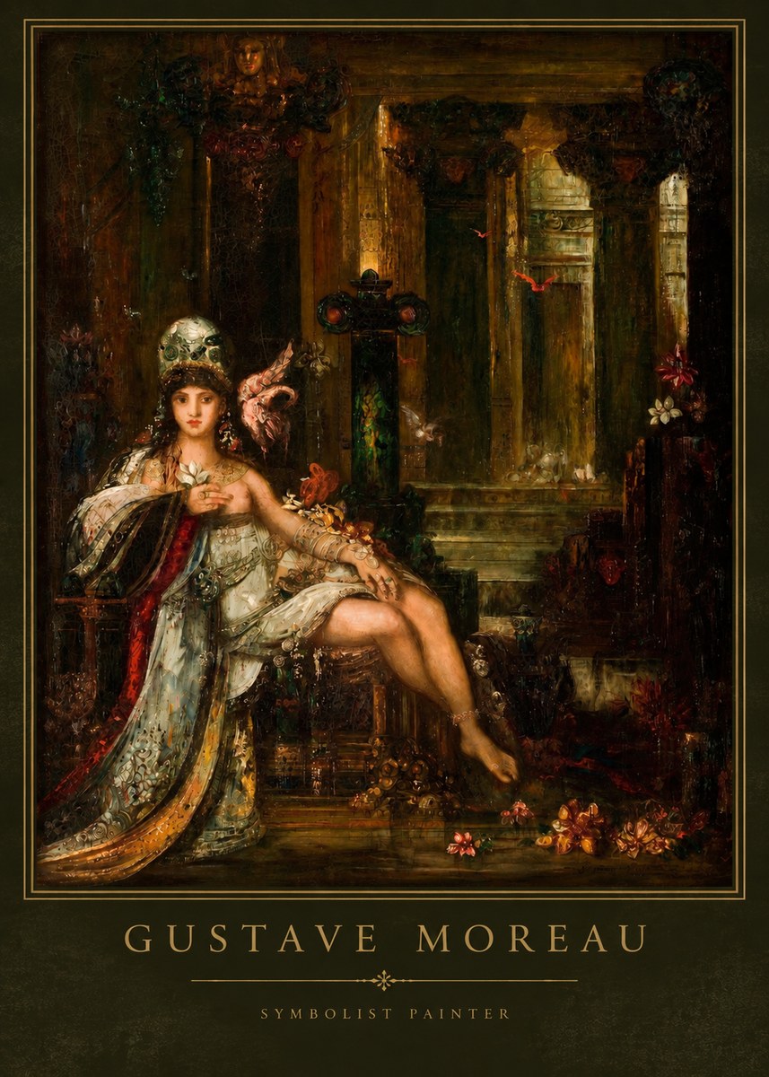 Gustave Moreau Salome III No3 - Affiche