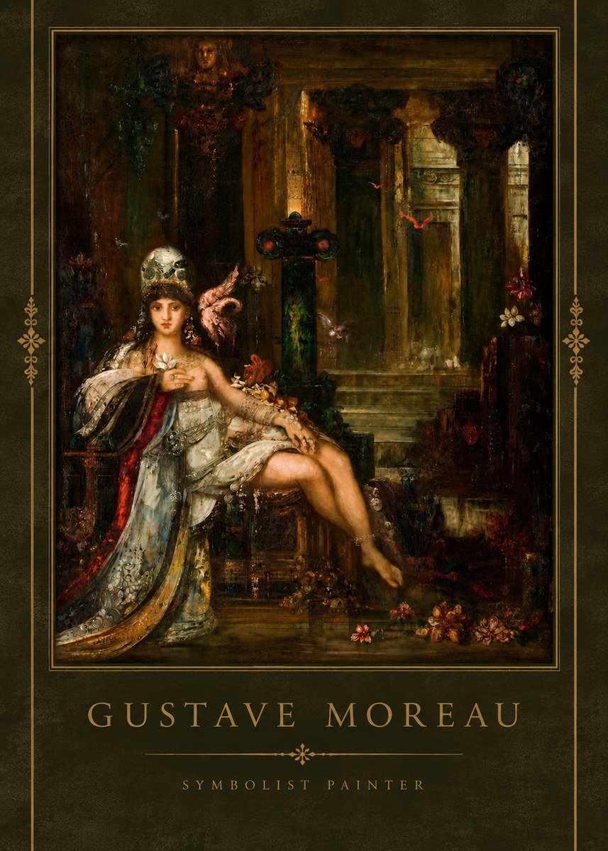 Gustave Moreau Salome III No4 - Affiche