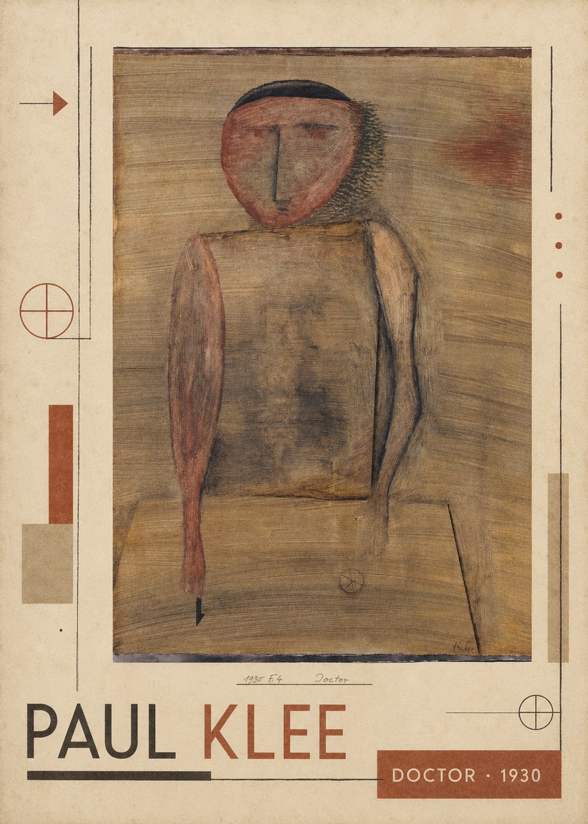 Paul Klee Doctor No4 - Affiche
