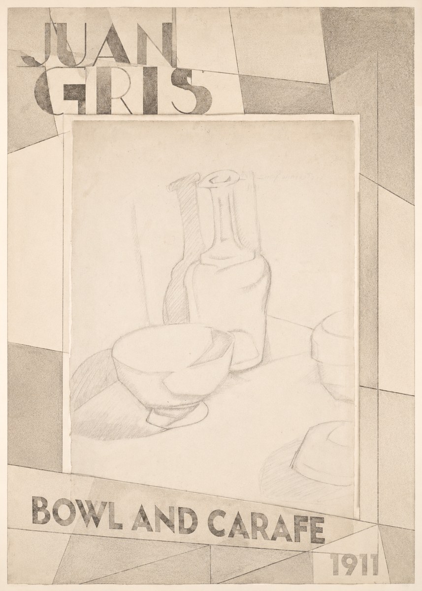 Juan Gris Bowl and Carafe No2 - Affiche