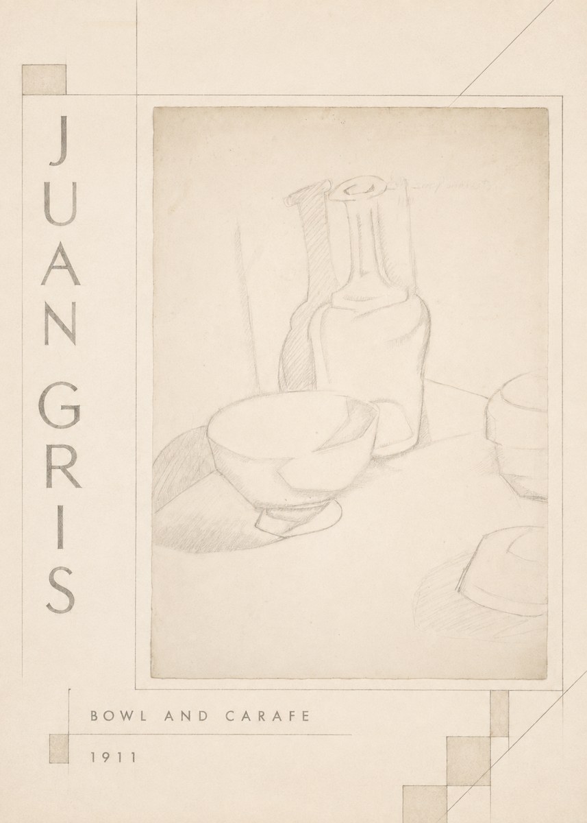 Juan Gris Bowl and Carafe No3 - Affiche