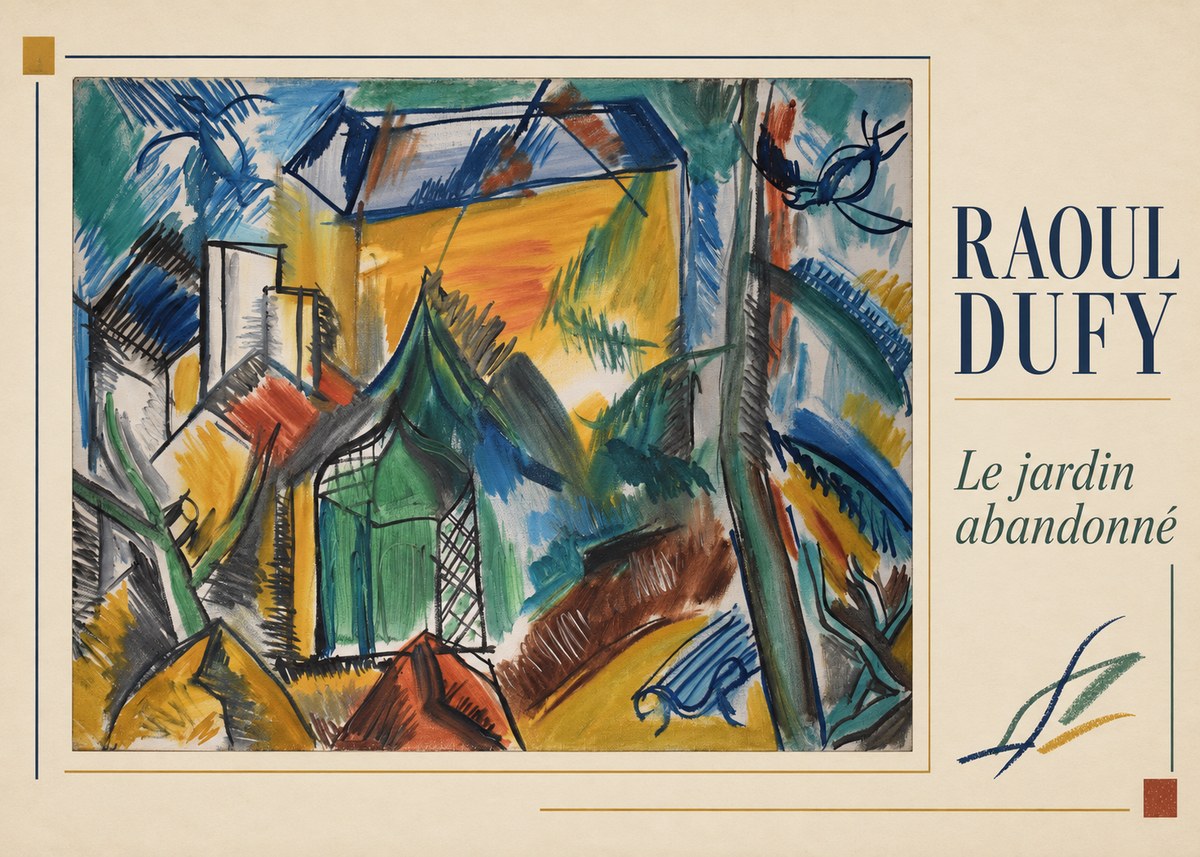 Raoul Dufy Le Jardin Abandonné No2 - Affiche