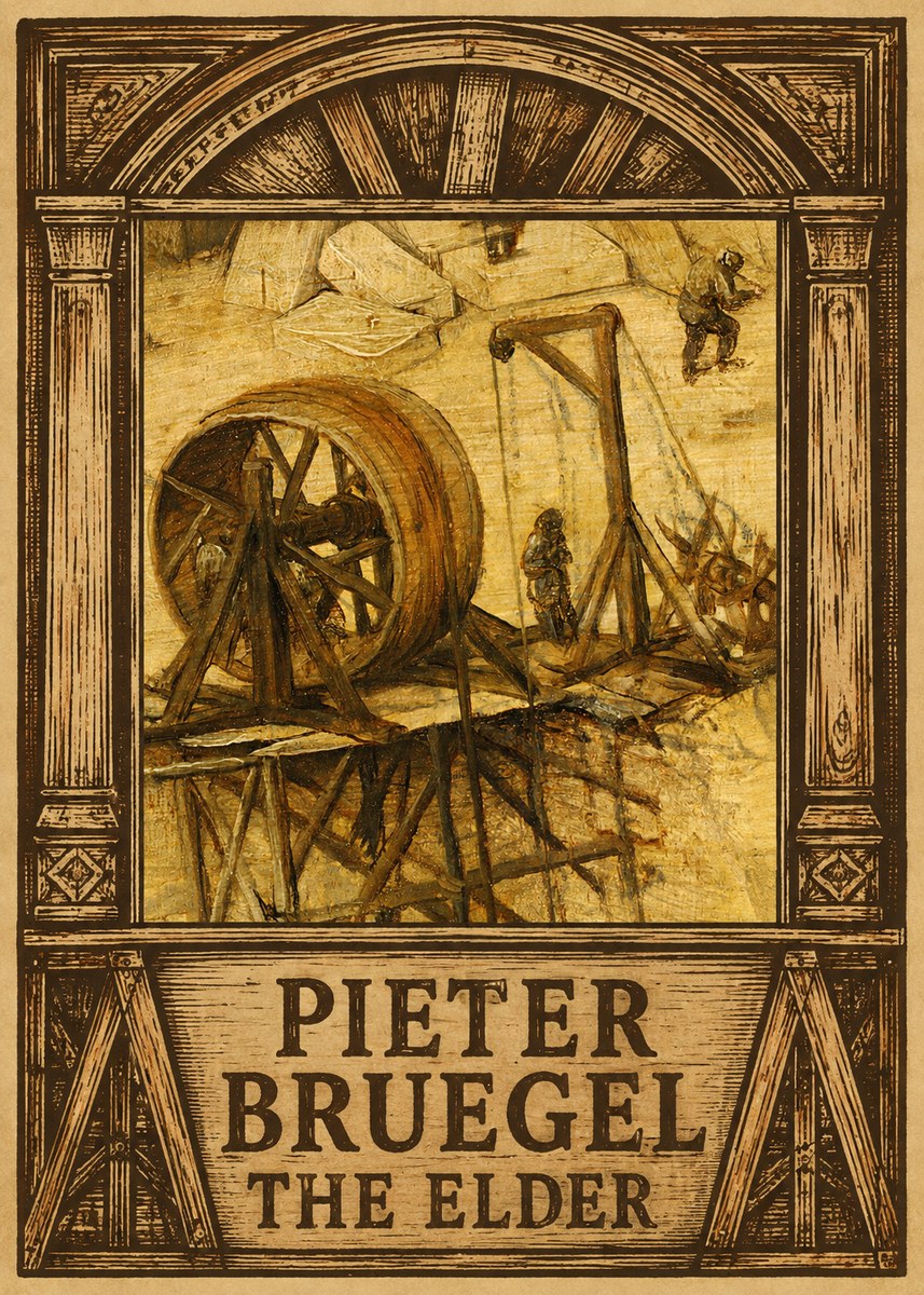 Pieter Bruegel The Tower of Babel XX No6 - Affiche