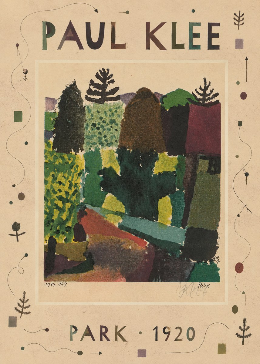 Paul Klee Park II No4 - Affiche