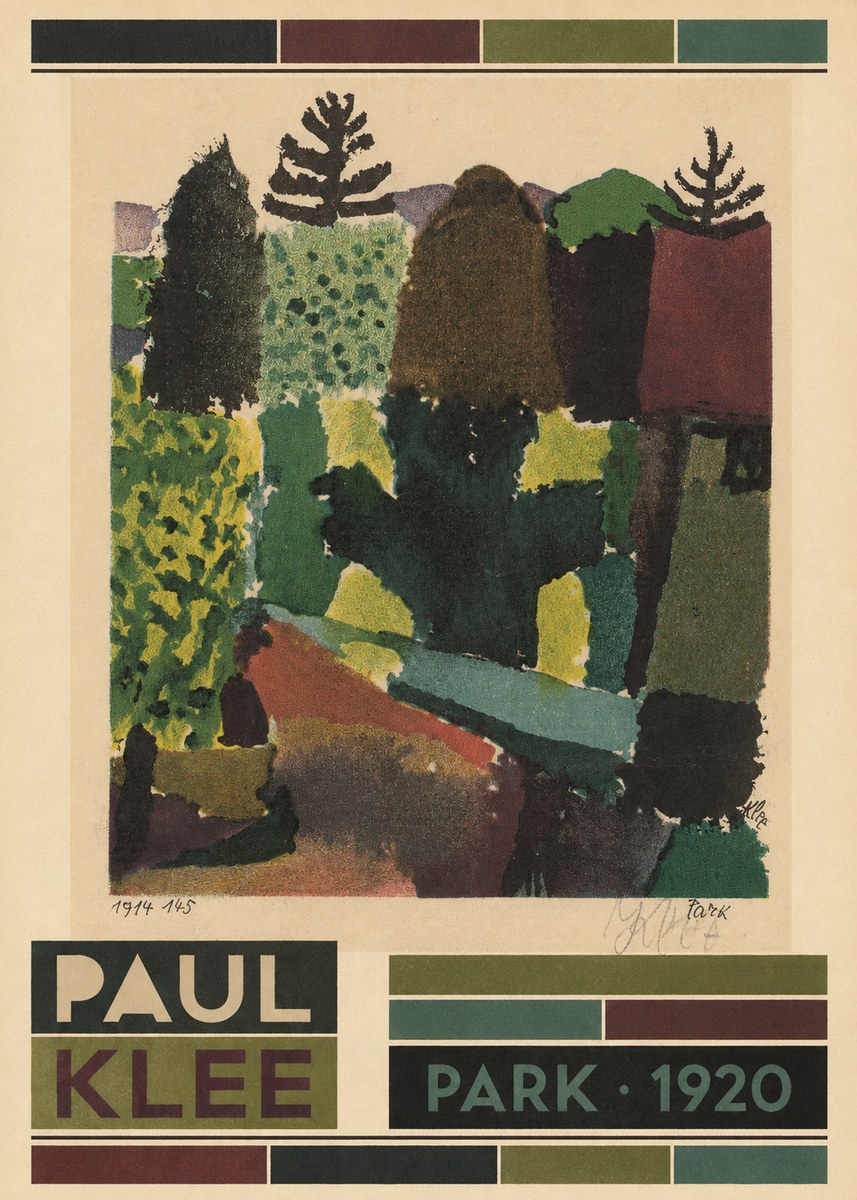 Paul Klee Park II No6 - Affiche