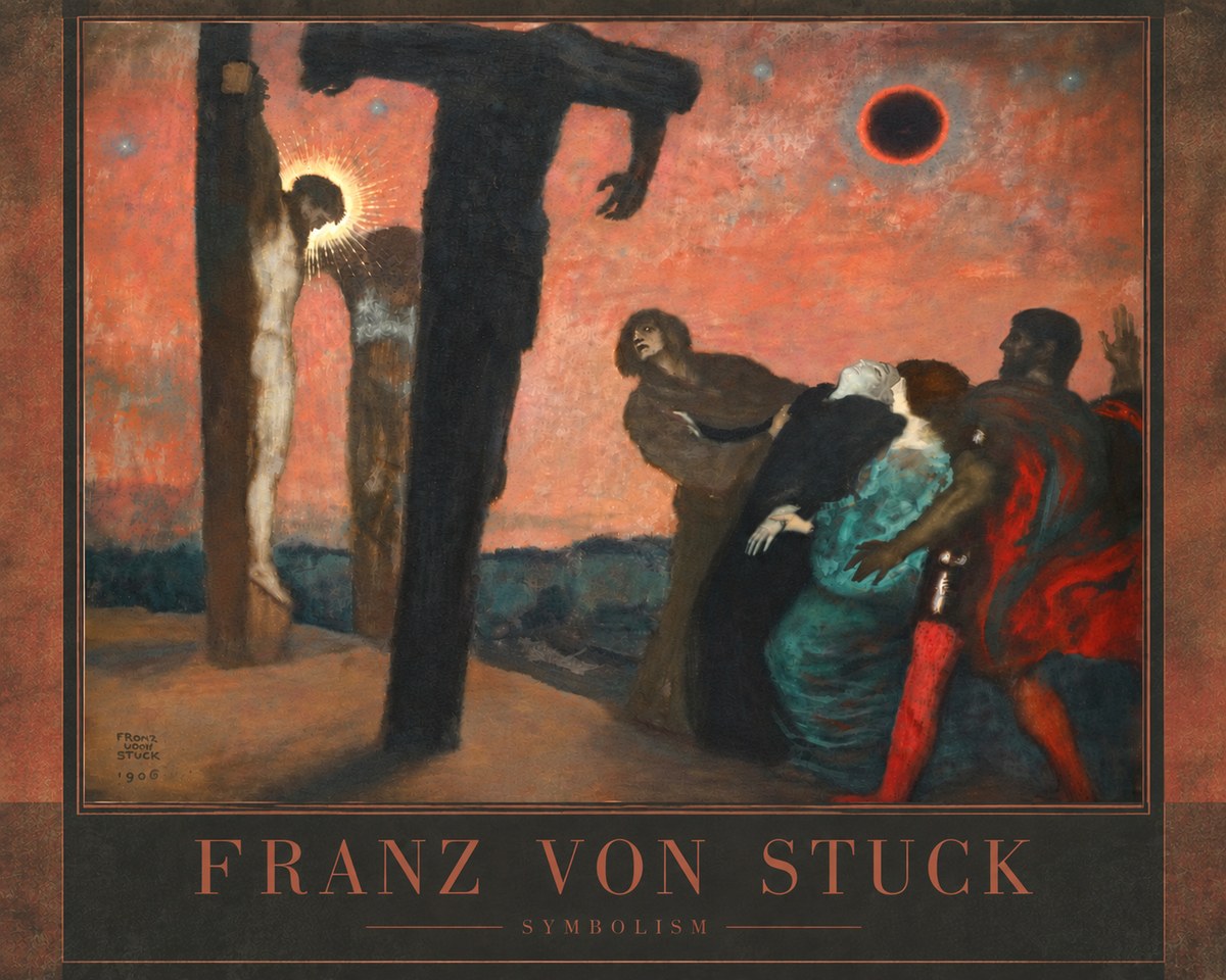 Franz von Stuck Crucifixion No5 - Affiche