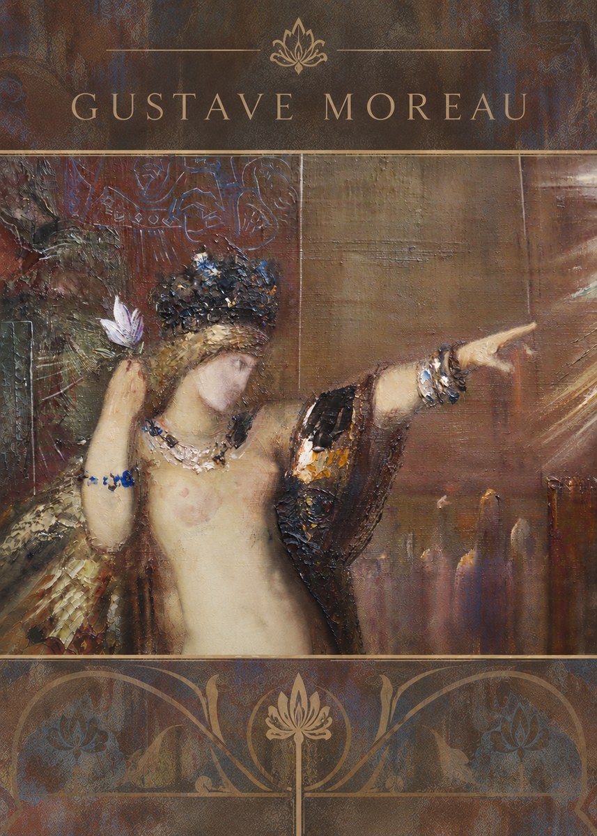 Gustave Moreau Salome IV No6 - Affiche