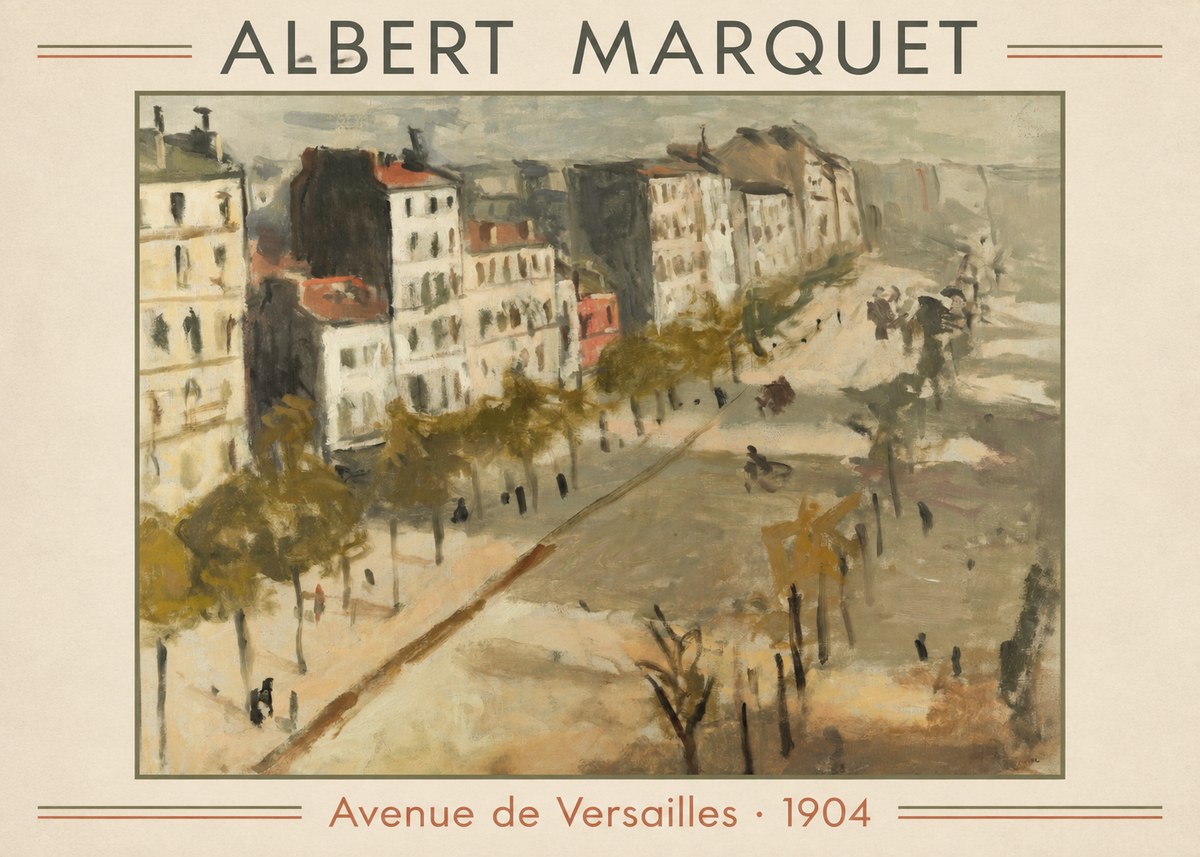 Albert Marquet Avenue De Versailles · 1904 No1 - Affiche