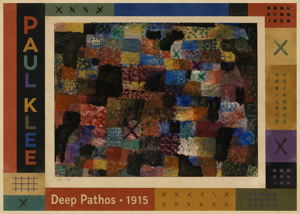 Paul Klee Deep Pathos No2 - Affiche