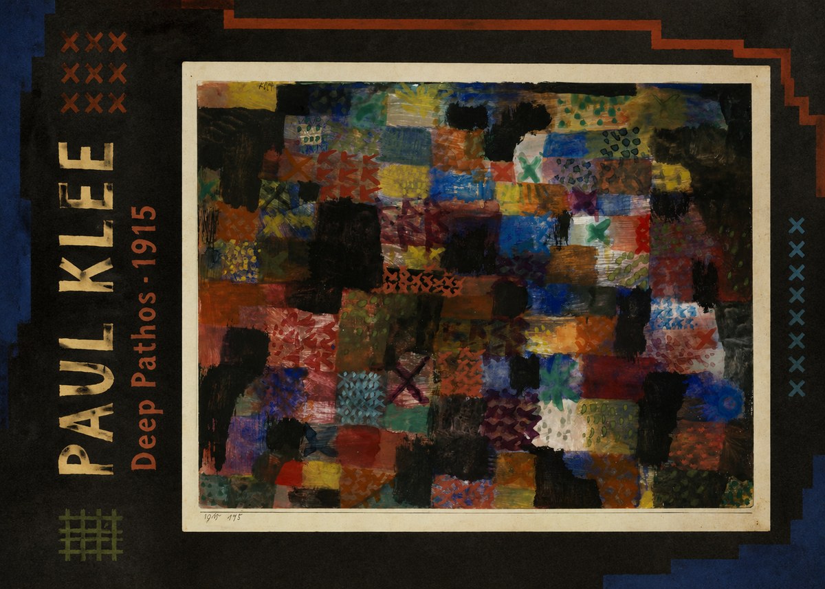 Paul Klee Deep Pathos No4 - Affiche