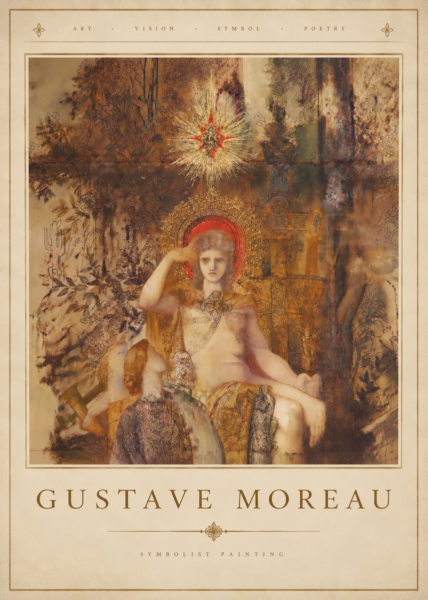 Gustave Moreau Jupiter and Semele III No4 - Affiche