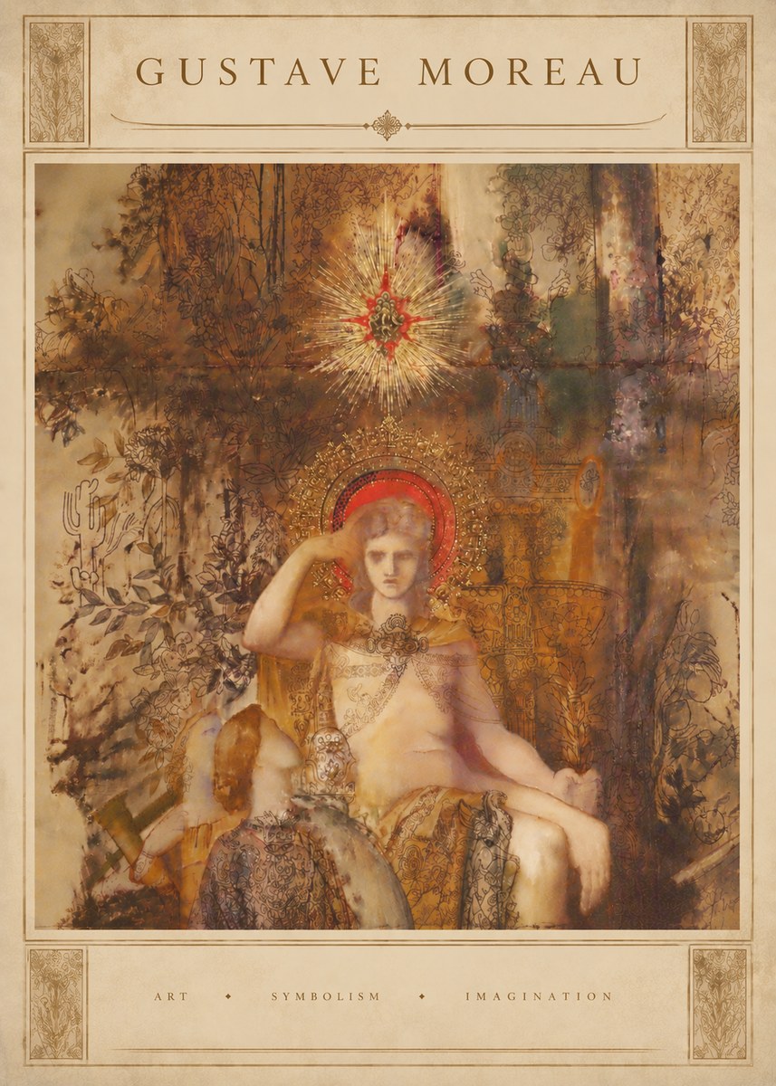 Gustave Moreau Jupiter and Semele III No6 - Affiche
